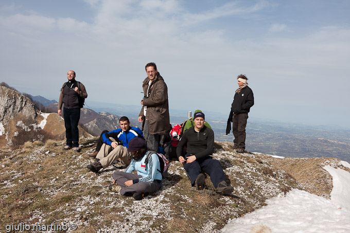 sulla cima